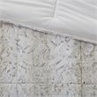 Madison Park 100 Percent Polyester Comforter Set in Snow Leopard White