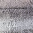 Madison Park Polyester Long Fur Pillow with Knife Edge in Blush Pink/Gray