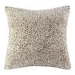 Madison Park Polyester Long Fur Pillow with Knife Edge in Leopard Tan