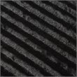Madison Park 100 Percent Polyester Brushed Long Fur Knitted Throw in Black
