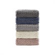 Madison Park 100 Percent Acrylic Chunky Twice Knit Throw in Charcoal