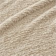 Woolrich Polyester Solid Berber Brushed Blanket w/ Crystal Velvet Binding in Tan