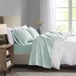 Madison Park Contemporary Polyester 3M Microcell Sheet Set in Seafoam