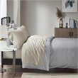 Madison Park Contemporary Cotton Polyester Solid Sheet Set in Ivory