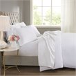 Beautyrest Contemporary Cotton and Polyester Sateen Cooling Sheet Sets in White