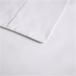 Beautyrest Contemporary Cotton and Polyester Sateen Cooling Sheet Sets in White