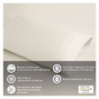 Beautyrest Contemporary Cotton and Polyester Sateen Cooling Sheet Sets in White