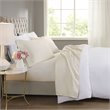 Beautyrest Contemporary Cotton and Polyester Sateen Cooling Sheet Sets in Ivory