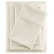 Beautyrest Contemporary Cotton and Polyester Sateen Cooling Sheet Sets in Ivory