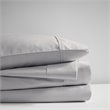 Beautyrest Contemporary Cotton and Polyester Sateen Cooling Sheet Sets in Gray
