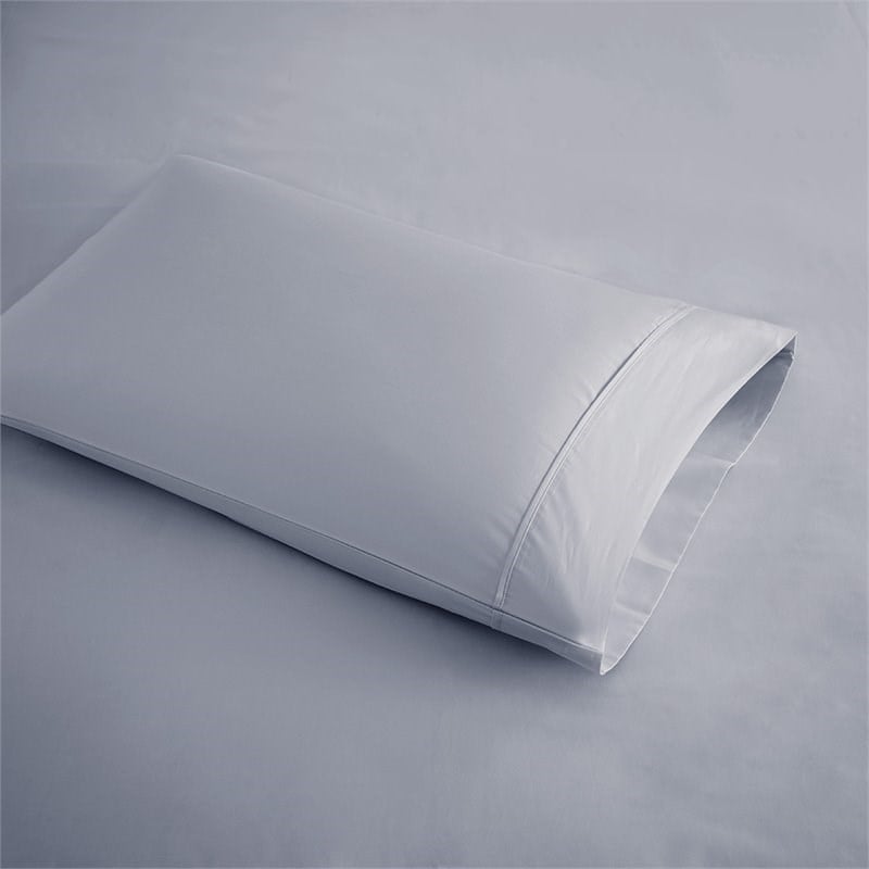 Beautyrest Contemporary Cotton and Polyester Sateen Cooling Sheet Sets in Blue