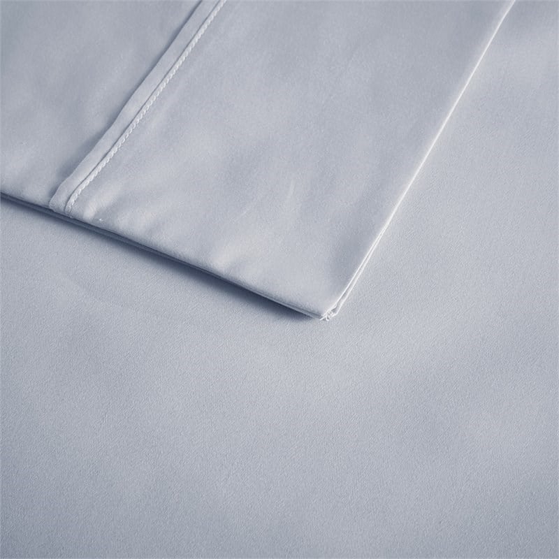Beautyrest Contemporary Cotton and Polyester Sateen Cooling Sheet Sets in Blue