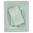 Beautyrest Contemporary Cotton and Polyester Solid Sheet Set in Seafoam