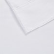 Beautyrest Contemporary Cotton and Polyester Solid Sheet Set in White