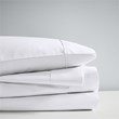 Beautyrest Contemporary Cotton and Polyester Solid Sheet Set in White