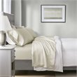 Beautyrest Contemporary Cotton and Polyester Solid Sheet Set in Ivory