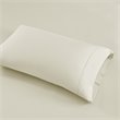 Beautyrest Contemporary Cotton and Polyester Solid Sheet Set in Ivory