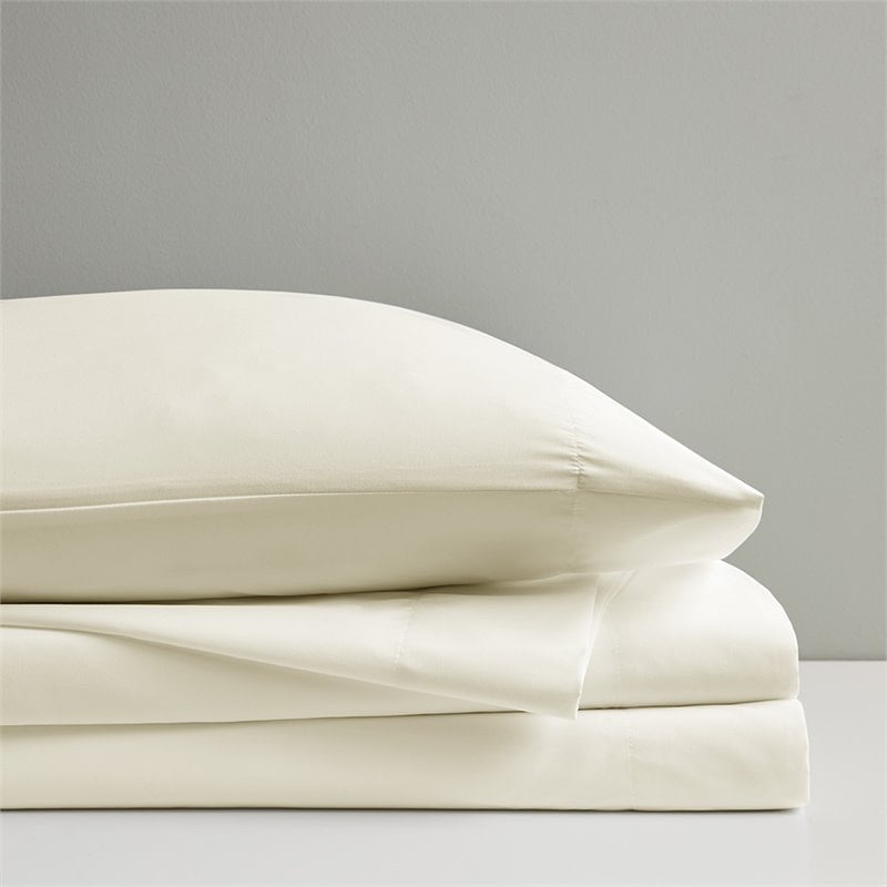 Sleep Philosophy Contemporary Smart Cool Microfiber Sheet Set in Ivory