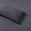 Intelligent Design Contemporary Cotton Polyester Jersey Knit Sheet Set in Gray