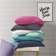 Intelligent Design Contemporary Cotton Polyester Jersey Knit Sheet Set in Gray