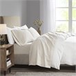 Madison Park Contemporary Polyester 3M Microcell Sheet Set in Ivory