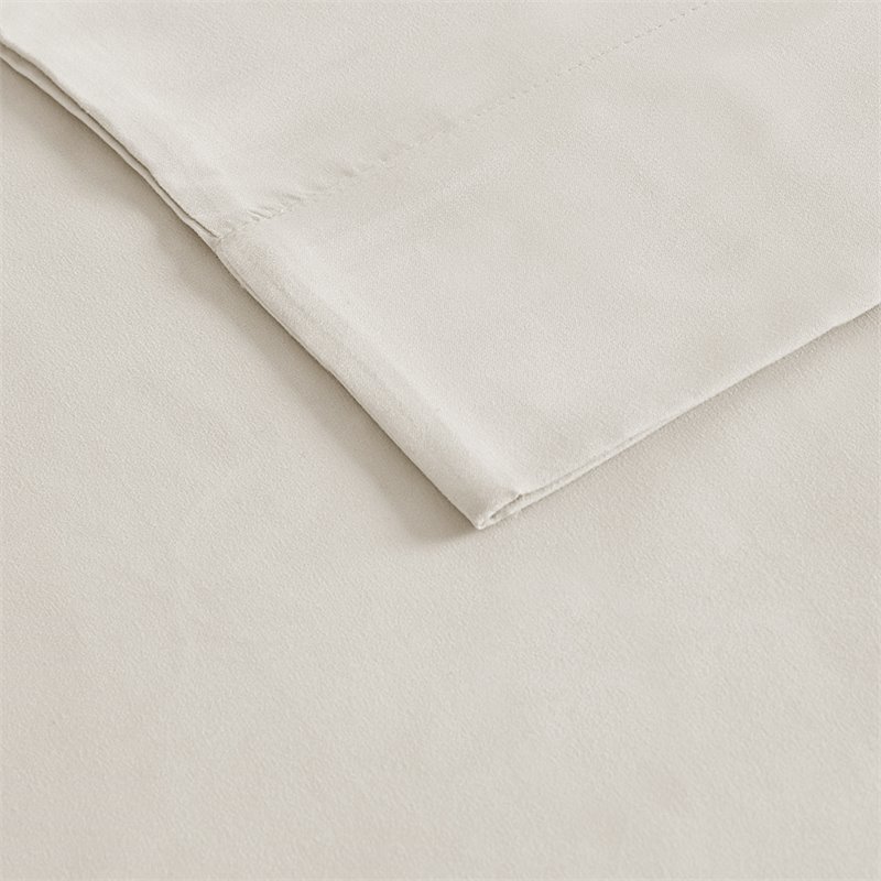 Madison Park Contemporary Polyester 3M Microcell Sheet Set in Ivory