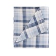 Woolrich 100 Percent Cotton Flannel Printed Sheet Set in Blue Plaid
