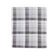 Woolrich 100 Percent Cotton Flannel Printed Sheet Set in Gray Plaid