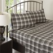 Woolrich Farmhouse 100 Percent Cotton Flannel Sheet Set in Brown Plaid Finish