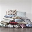 Woolrich Farmhouse 100 Percent Cotton Flannel Sheet Set in Brown Plaid