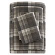Woolrich Farmhouse 100 Percent Cotton Flannel Sheet Set in Brown Plaid