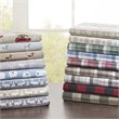 Woolrich Farmhouse 100 Percent Cotton Flannel Sheet Set in Red Plaid