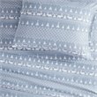 Woolrich 100 Percent Cotton Flannel Printed Sheet Set in Blue Winter Frost