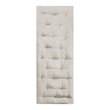 Intelligent Design Polyester Chenille Long Floor Cushion in Ivory