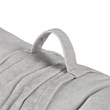 Intelligent Design Polyester Chenille Long Floor Cushion in Gray