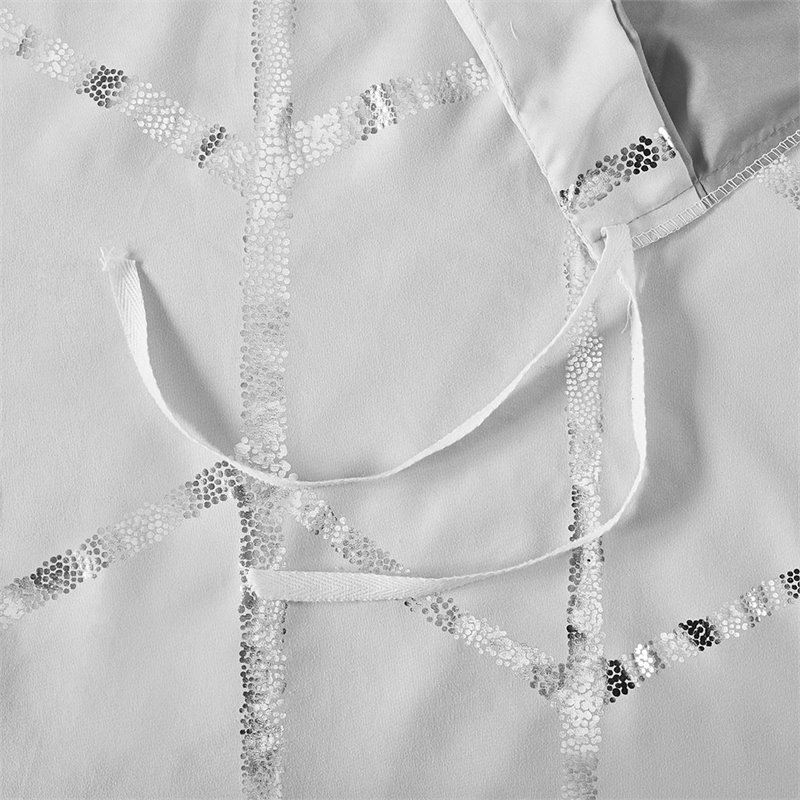 Intelligent Design Polyester Twin/Twin XL Duvet Cover Set in Gray/Silver