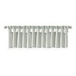 Madison Park Transitional Lightweight Faux Silk Valance with Beads in Dusty Aqua