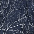Madison Park Transitional Faux Silk Embroidered Window Valance in Navy