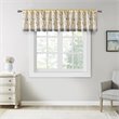 Madison Park Polyester Pieced Embroidered Window Valance in Yellow