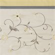Madison Park Polyester Pieced Embroidered Window Valance in Yellow