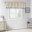 Madison Park Polyester Pieced Embroidered Window Valance in Yellow