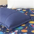 Contemporary 100 Percent Polyester Printed Comforter Set in Multi