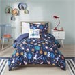Contemporary 100 Percent Polyester Printed Comforter Set in Multi