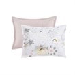 Modern 100 Percent Polyester Printed Comforter Set in Blush-Gold
