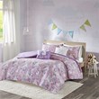 Urban Habitat 5-Piece Cotton Printed Comforter Set in Pink