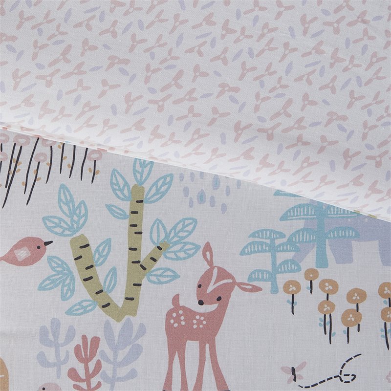 Urban Habitat 100 Percent Cotton Printed Comforter Set in Blush