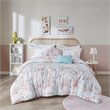 Urban Habitat 100 Percent Cotton Printed Comforter Set in Blush