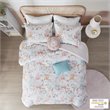 Urban Habitat 100 Percent Cotton Printed Comforter Set in Blush