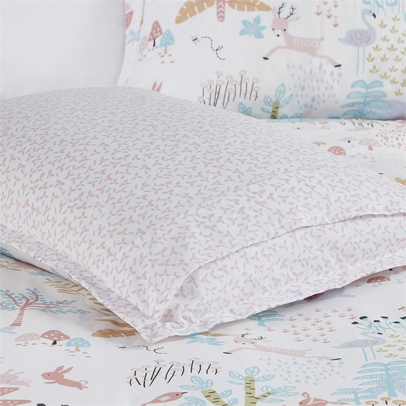 Urban Habitat 100 Percent Cotton Printed Comforter Set in Blush