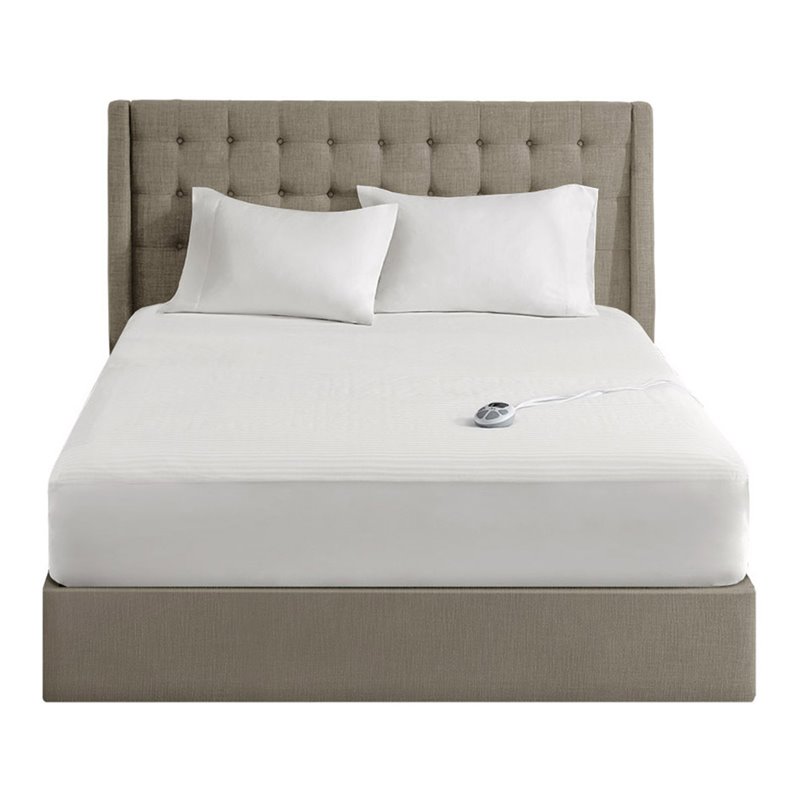 Serta 1-in D Polyester Queen Mattress Cover in the Mattress Covers